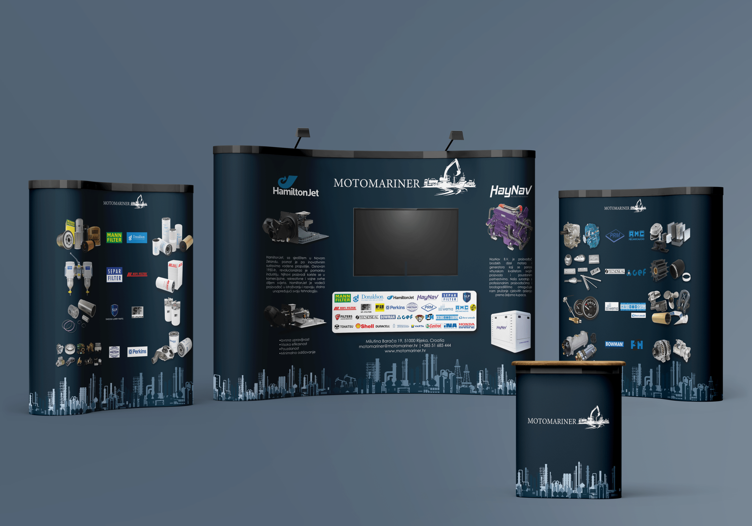 Dizajn promotivnih panoa i izložbenih standova – Istra